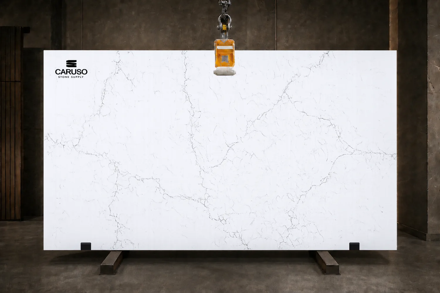 Statuary White natural stone slab